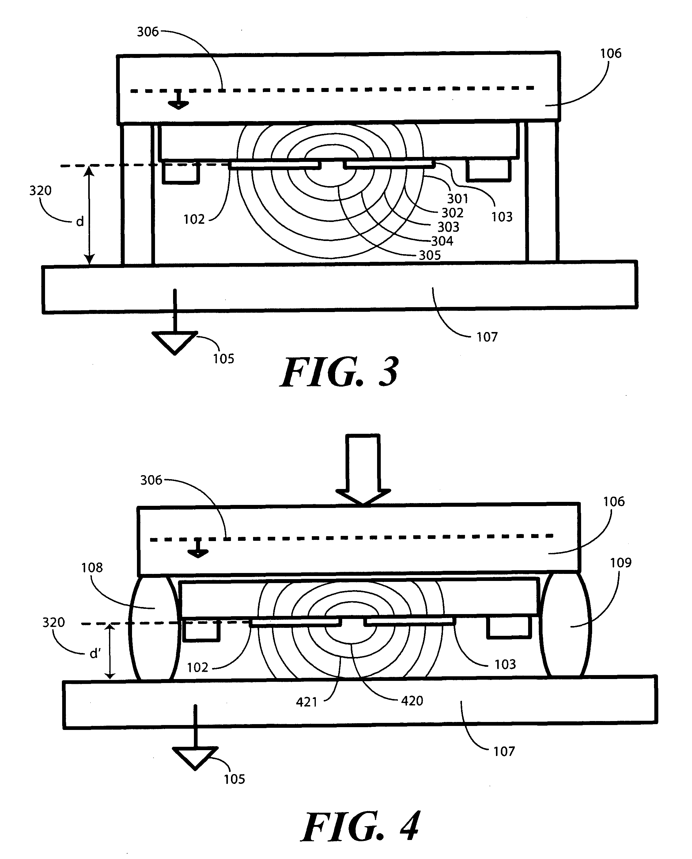 Single sided capacitive force sensor for electronic devices