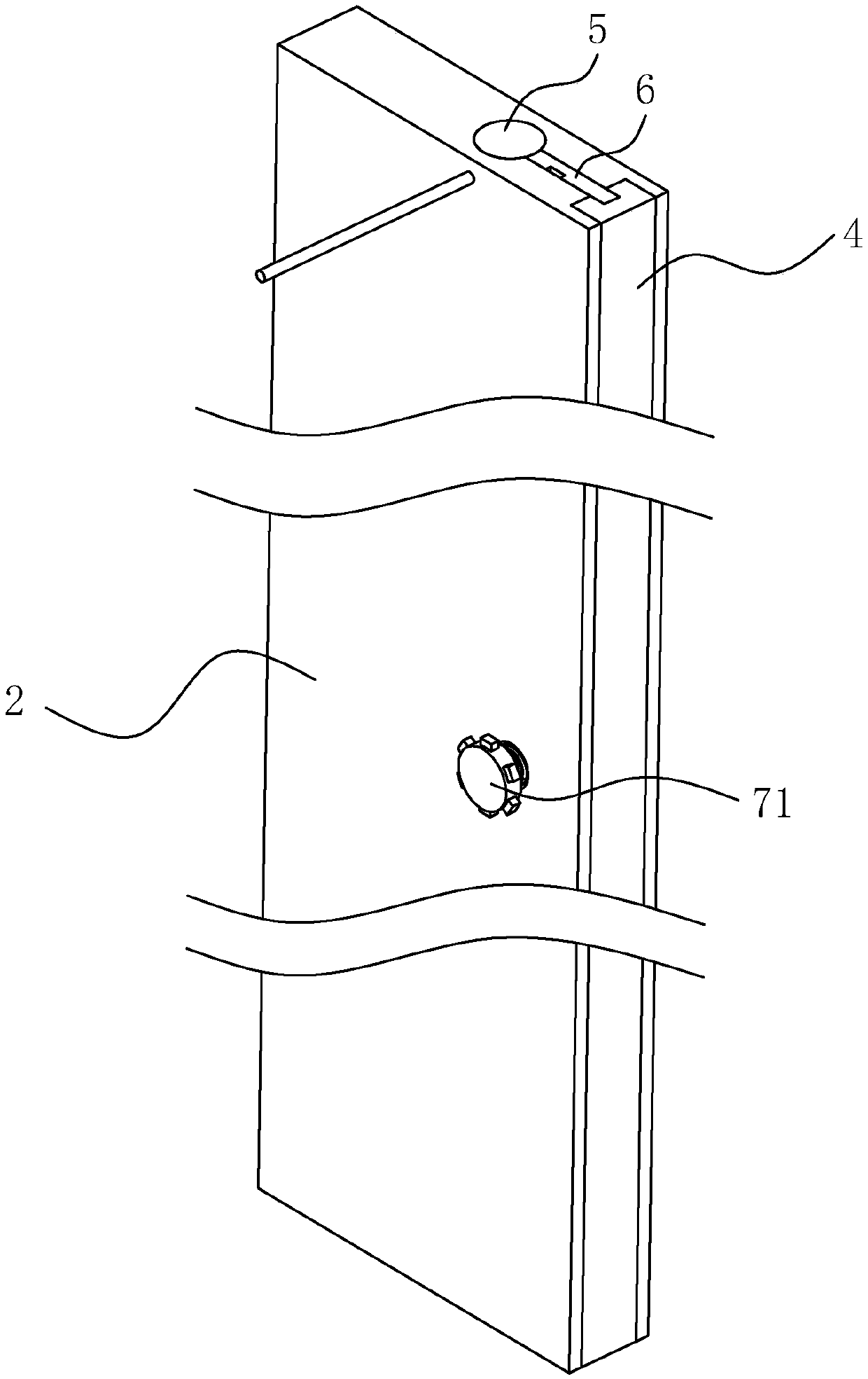 Indoor door and window detector for effectively improving measurement accuracy