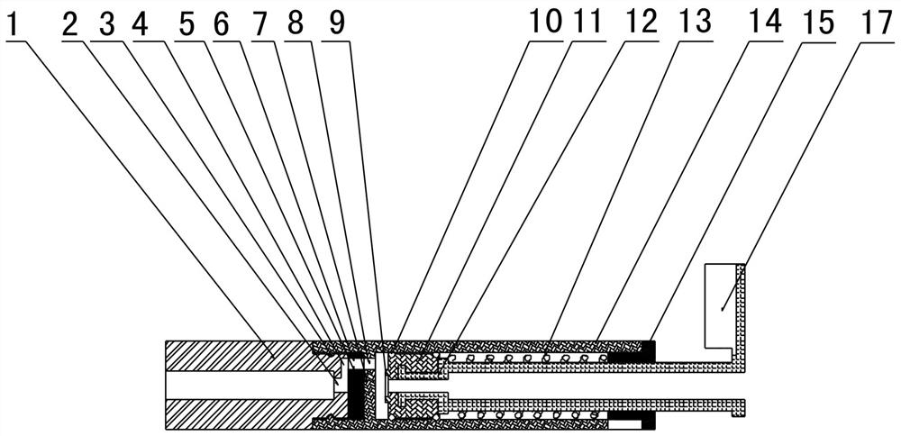 Positive-pressure slow-release automatic sealing device for indwelling needle