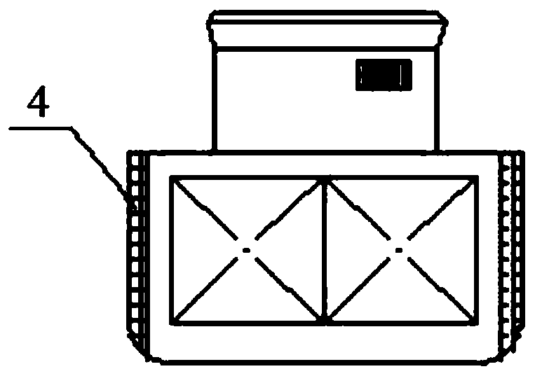 High-capacity floating battery energy storage boat