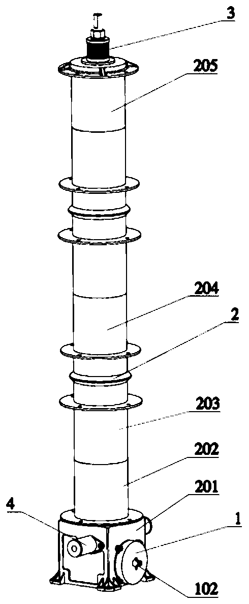 A large load-bearing hot knife type compression release device