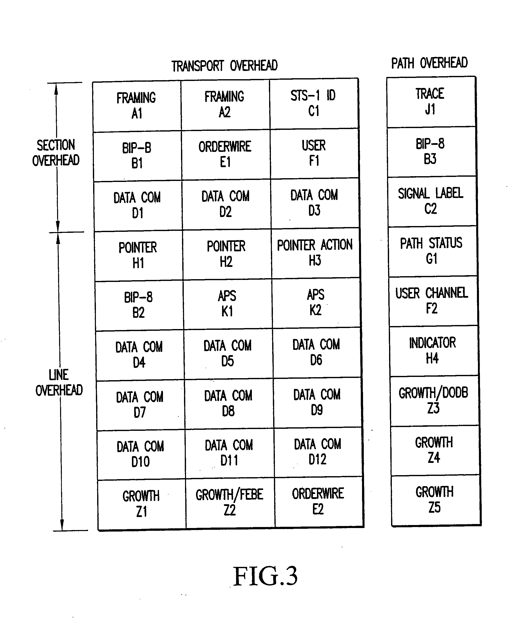Semi-transparent time division multiplexer/demultiplexer