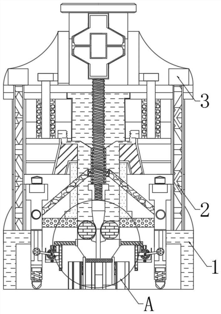 Ultrathin display frame integrated molding and demolding mechanism