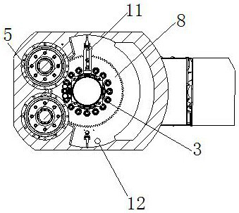 45-degree swing angle head for processing machine tool