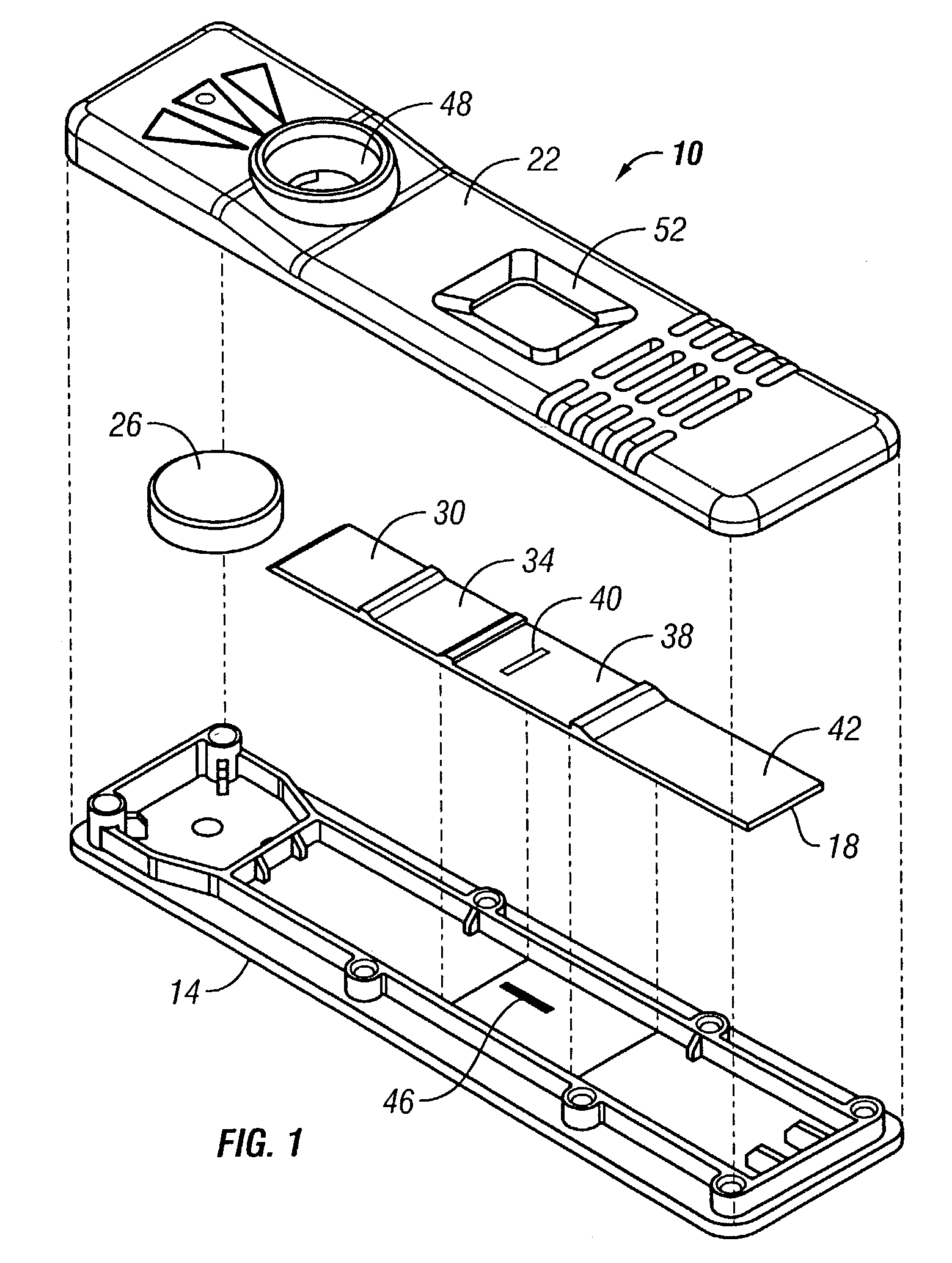 Method for adding an apparent non-signal line to a rapid diagnostic assay