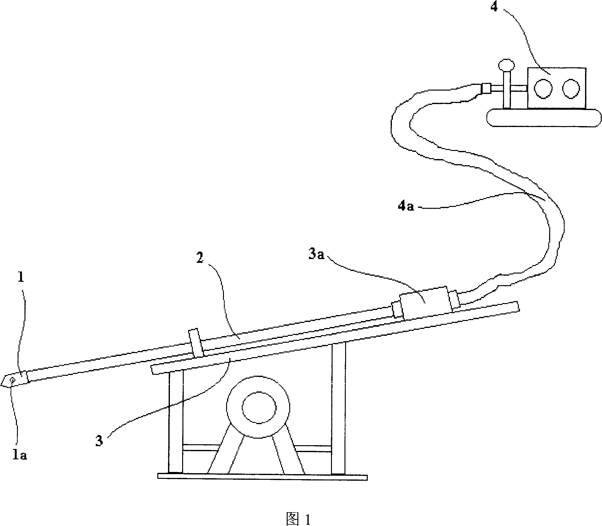 Construction method of high pressure jet expansion head anchor rod and its device