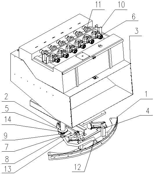 Sewage recycling mechanism for washing and sweeping vehicle