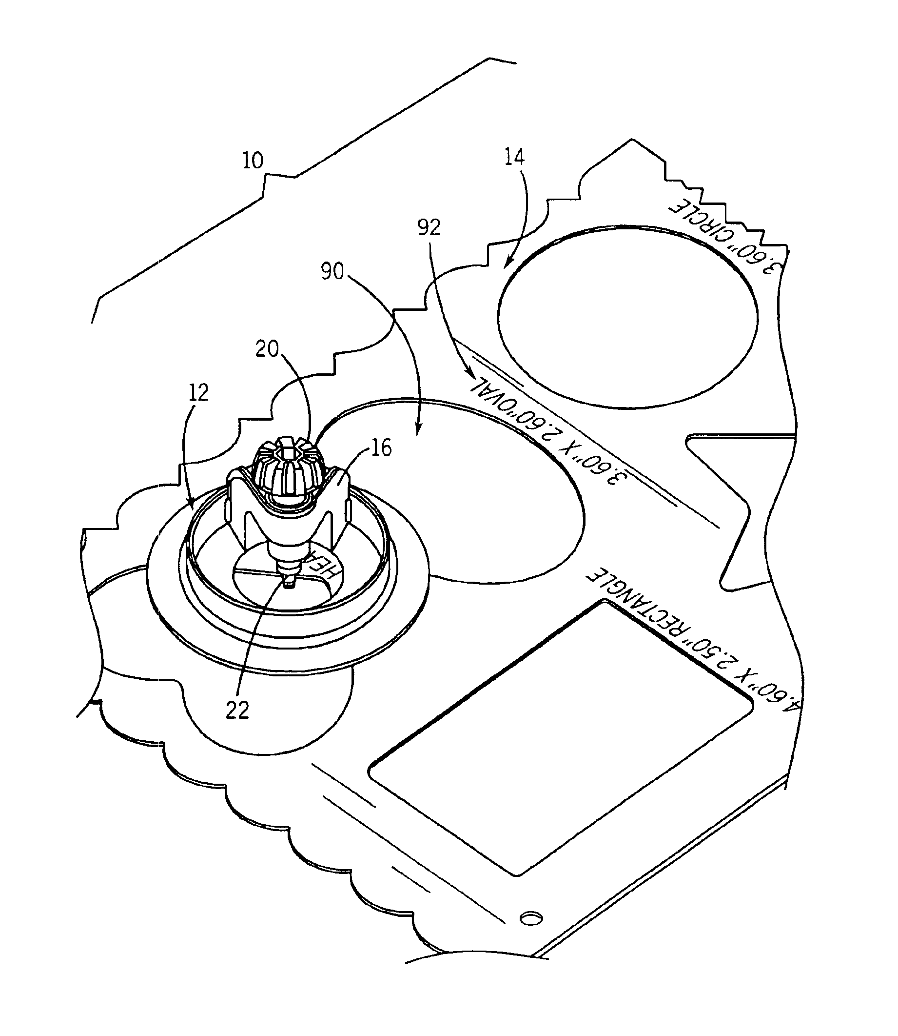 Shape cutting system