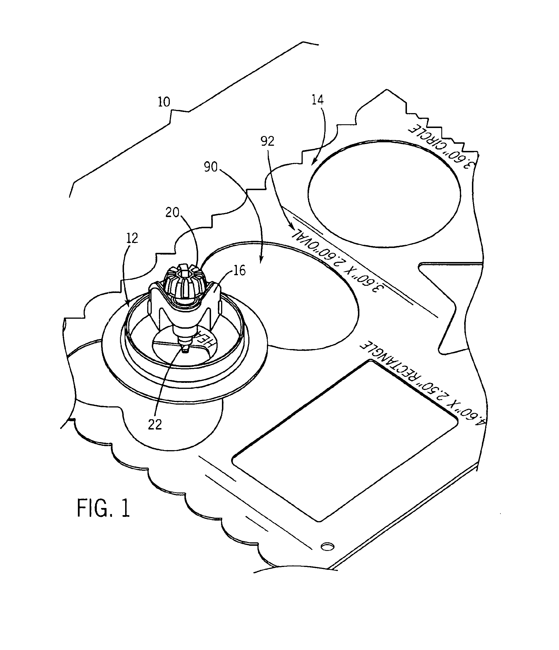 Shape cutting system