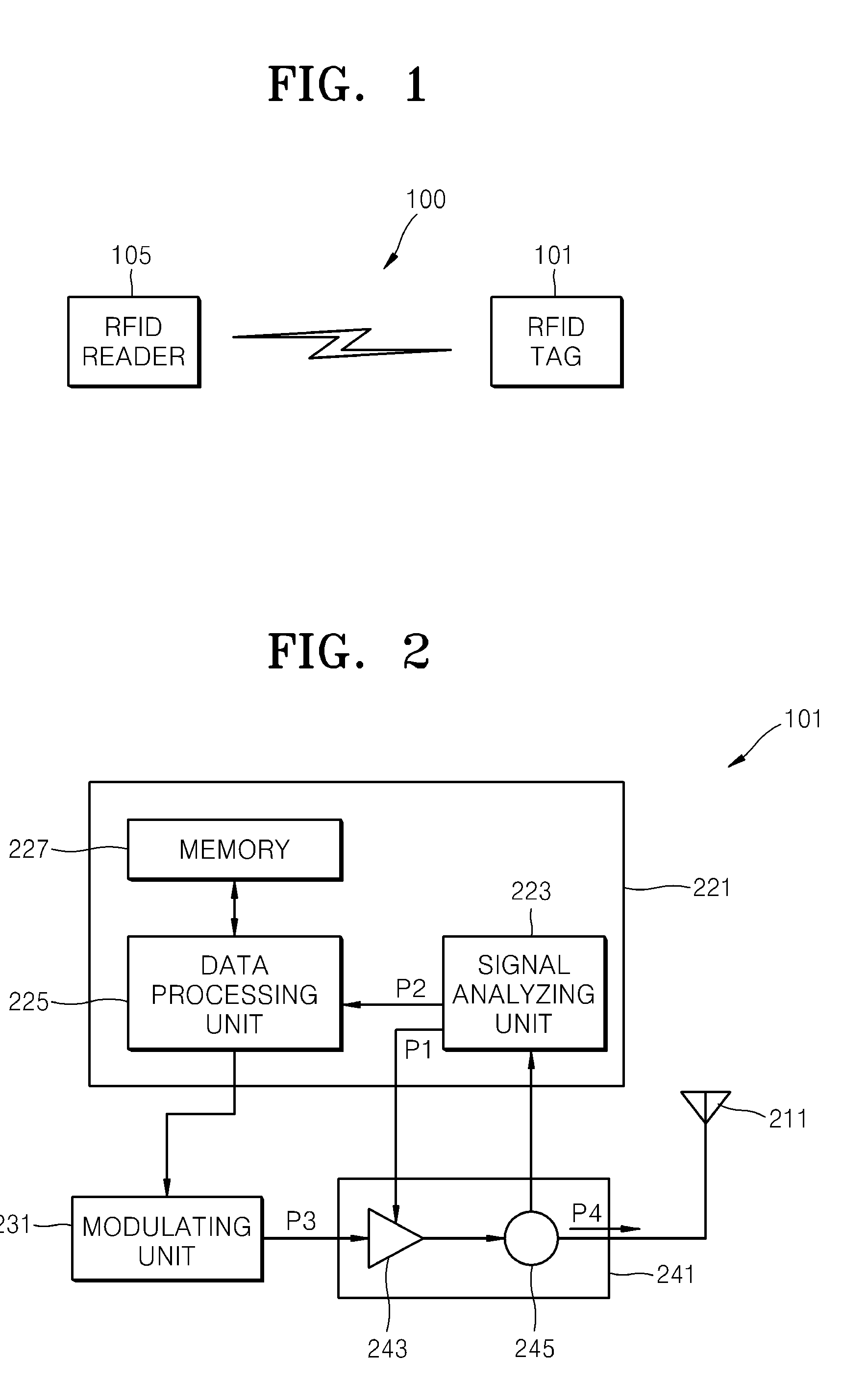 RFID system and communication method performed by the same