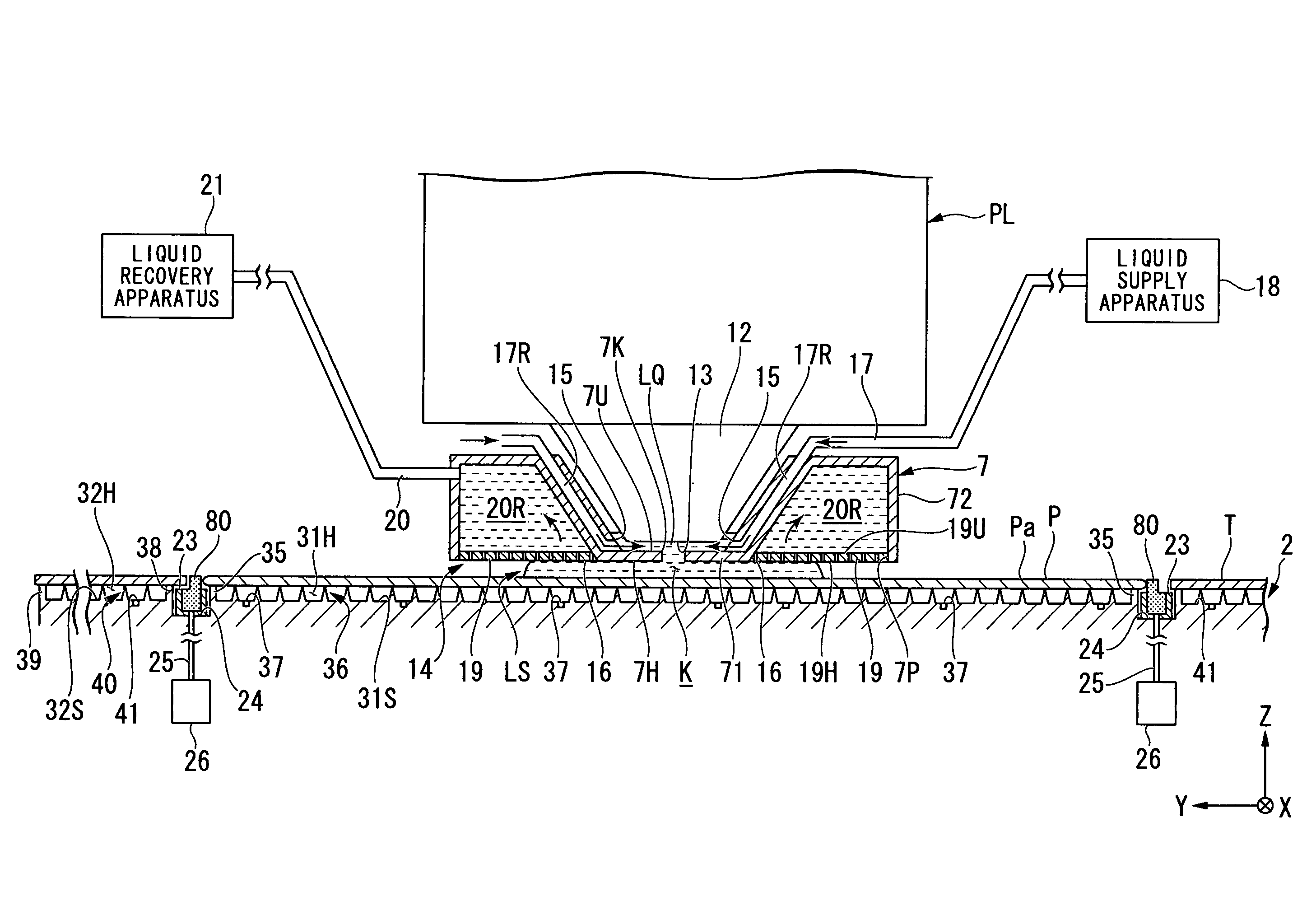 Exposure apparatus, exposure method, method of manufacturing device, program, and storage medium