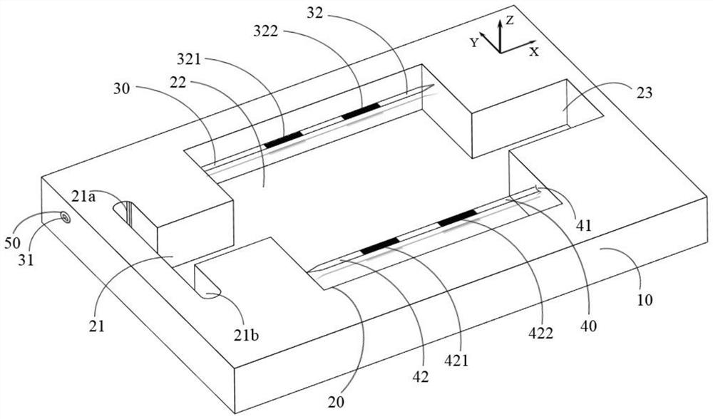 Eddy micro-mixer based on array type micro heat source and mixing method of eddy micro-mixer