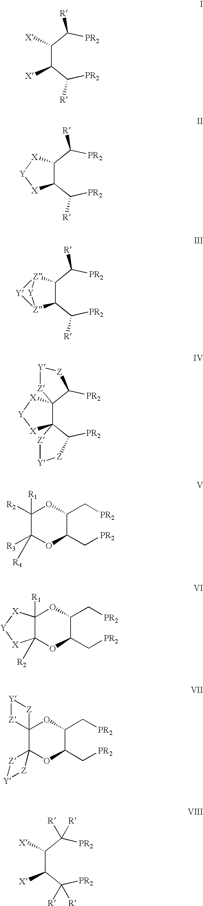 Chiral phosphines, transition metal complexes thereof and uses thereof in asymmetric reactions