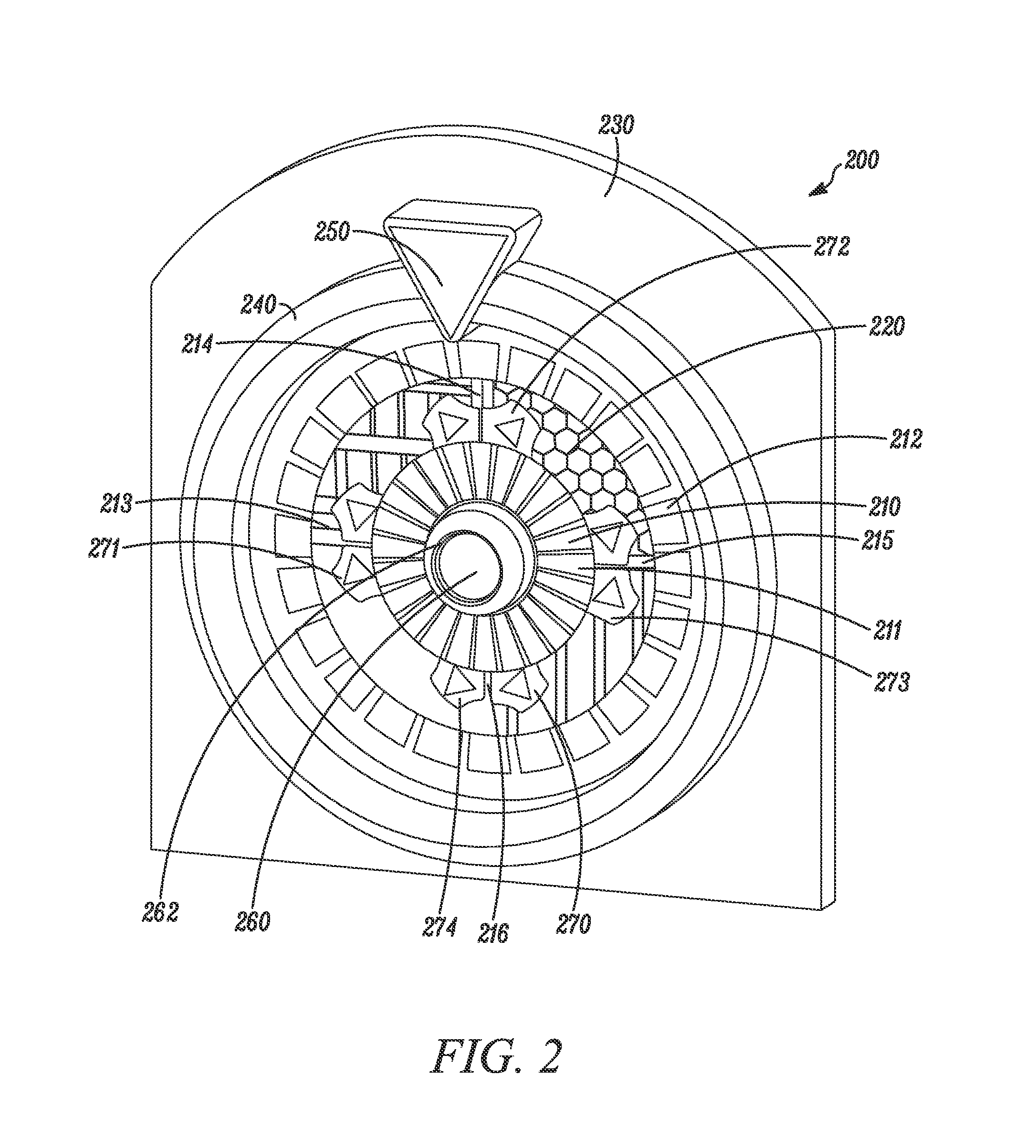 Clockwork wheel mechanism with LCD background