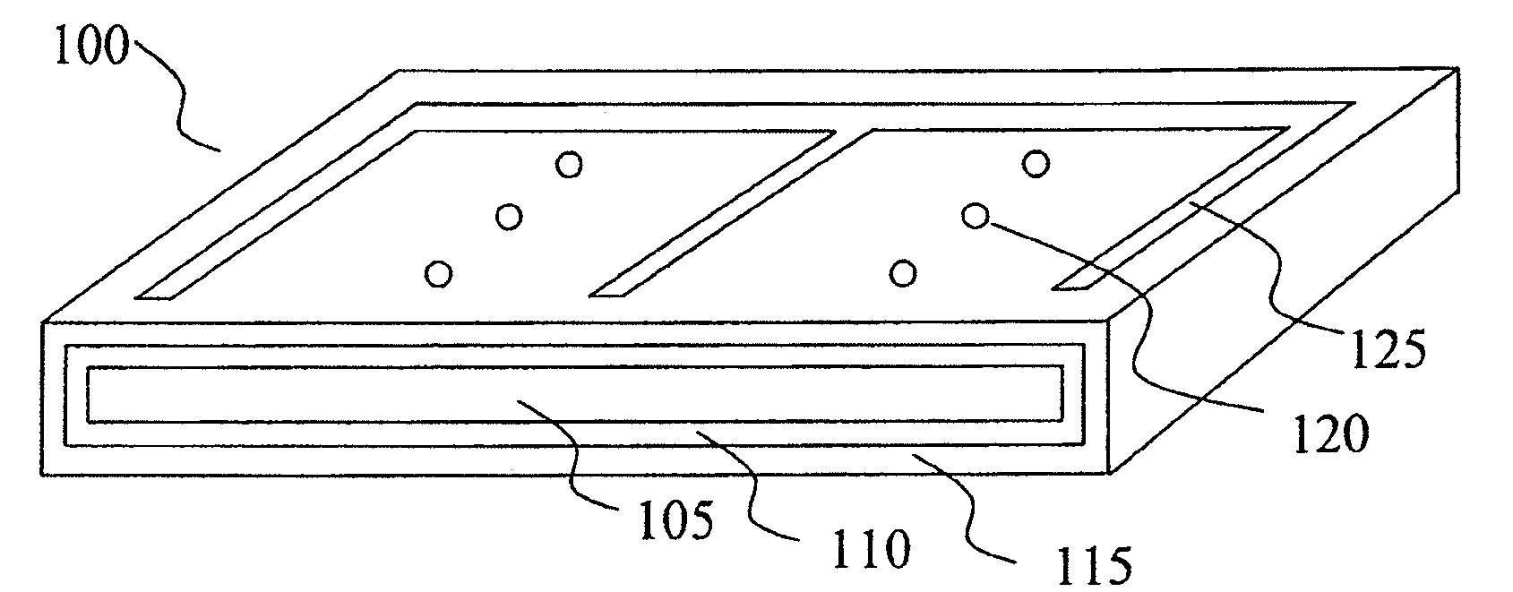 Method of forming openings in selected material