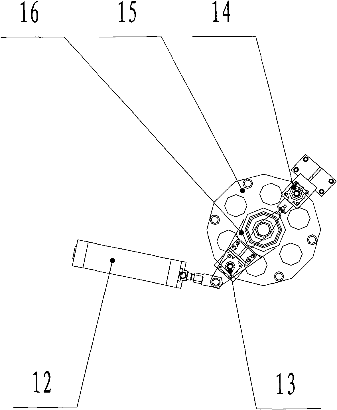 Washer for conveying parts in turntable stepping mode