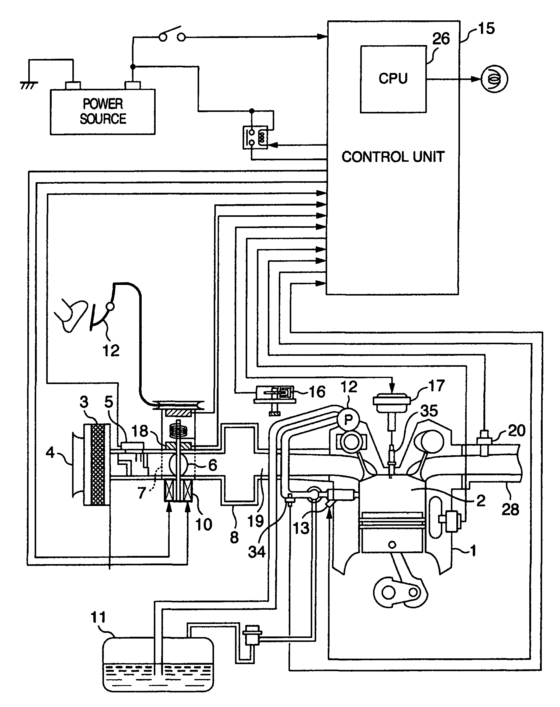 Control apparatus for direct injection type internal combustion engine