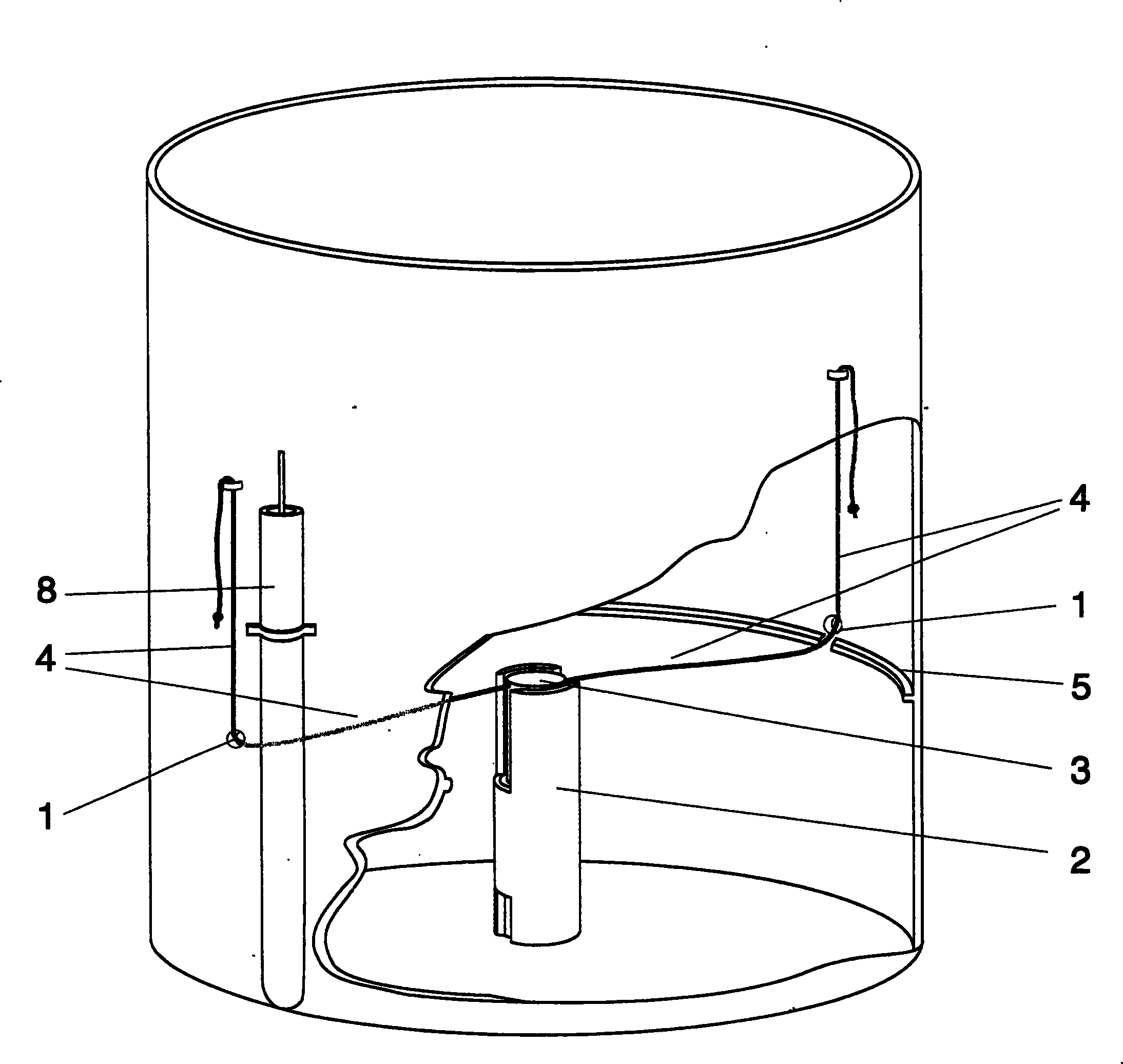 Growth basin having water storage device