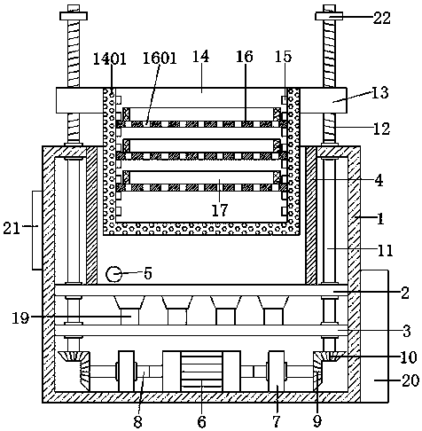 Cleaning device for electronic parts and components
