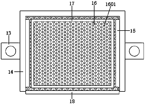 Cleaning device for electronic parts and components