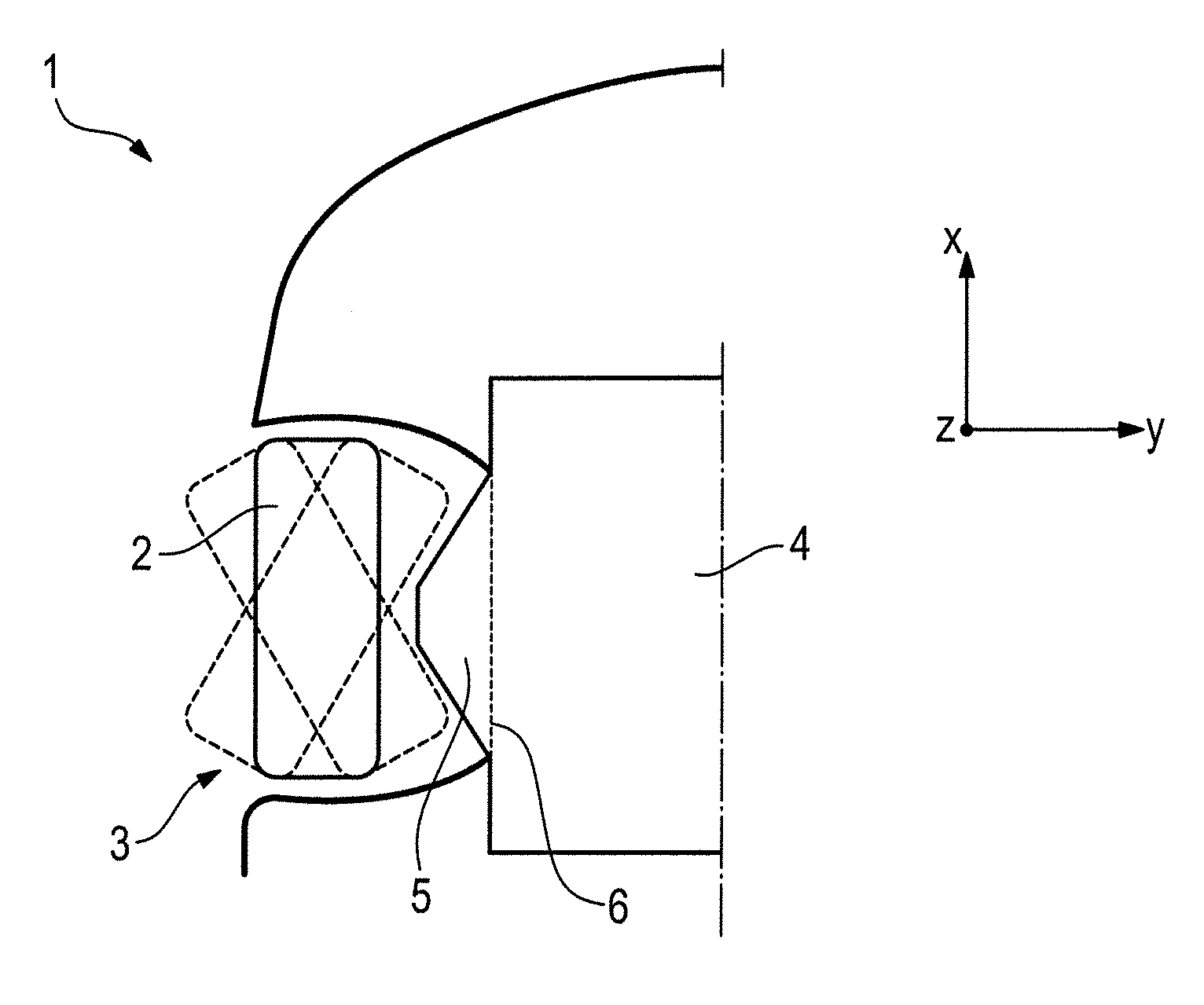 Motor vehicle with a device for reducing an air stream flow into a wheel house