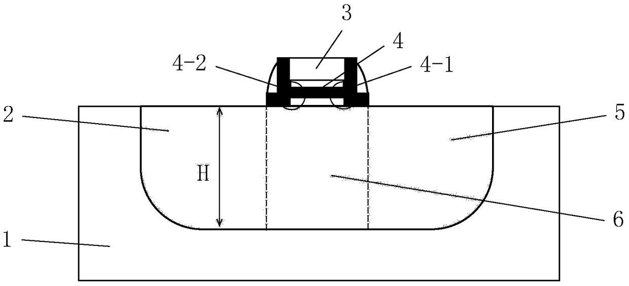 A double-bit junction-free flash memory and its programming, erasing and reading methods