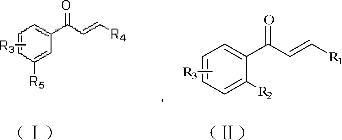 Aryl-substituted chalcones compound, its preparation method and its application