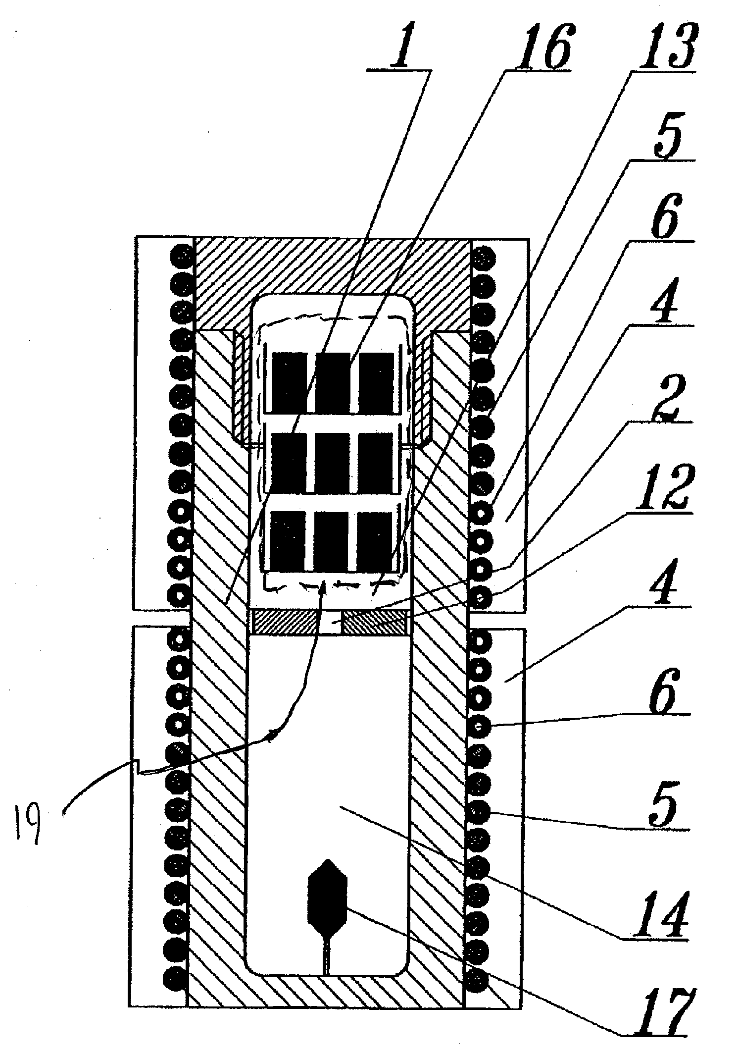 Basket process and apparatus for crystalline gallium-containing nitride