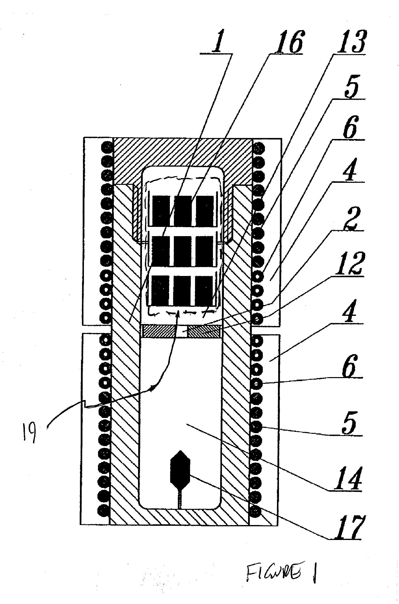 Basket process and apparatus for crystalline gallium-containing nitride