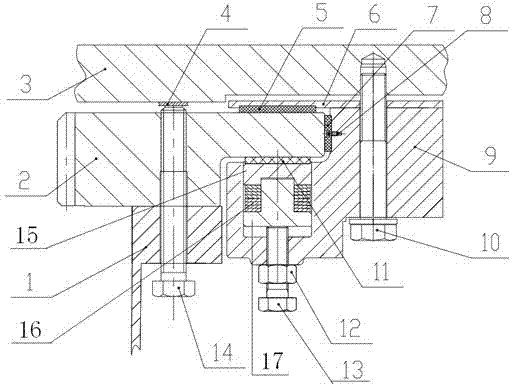 Sliding friction sheet replacement method and device of wind driven generator yaw system