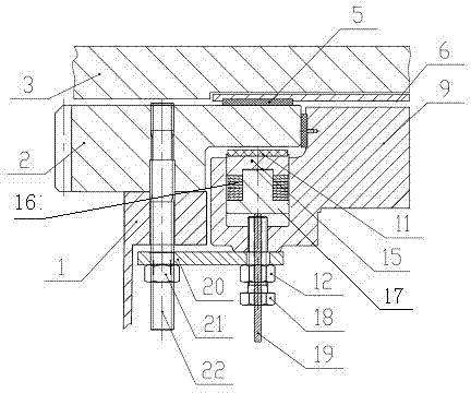 Sliding friction sheet replacement method and device of wind driven generator yaw system