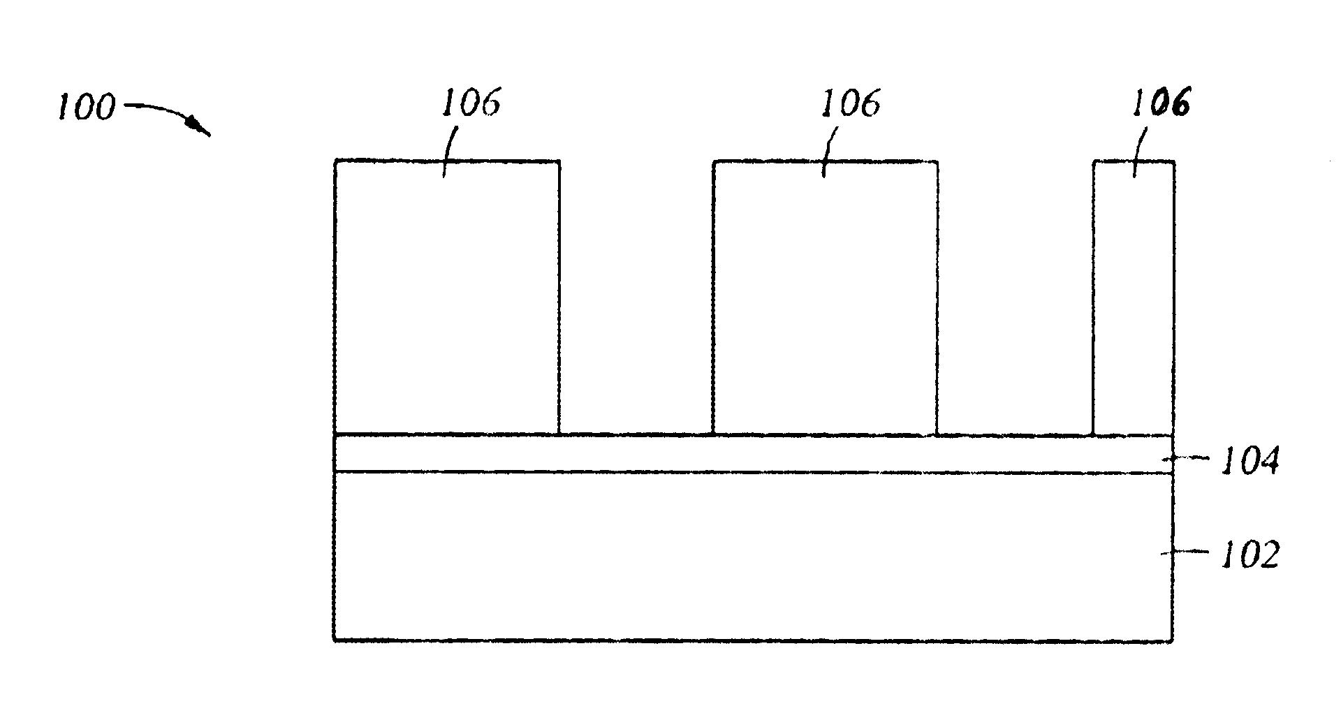 Method of etching variable depth features in a crystalline substrate