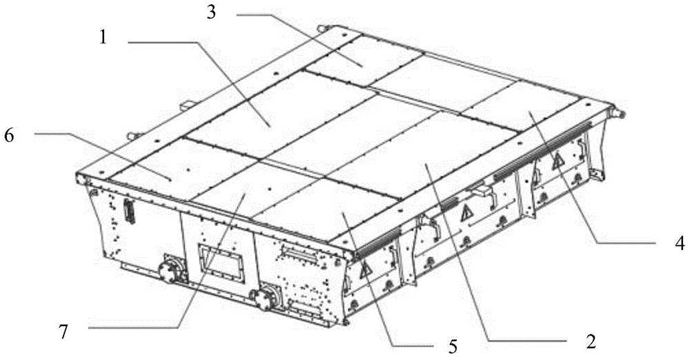 Traction converter device box and vehicle