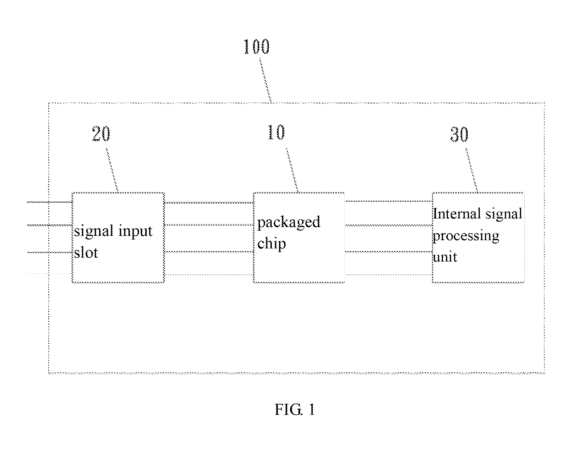 Packaged chip integrated with a signal isolation transformer and a protective component