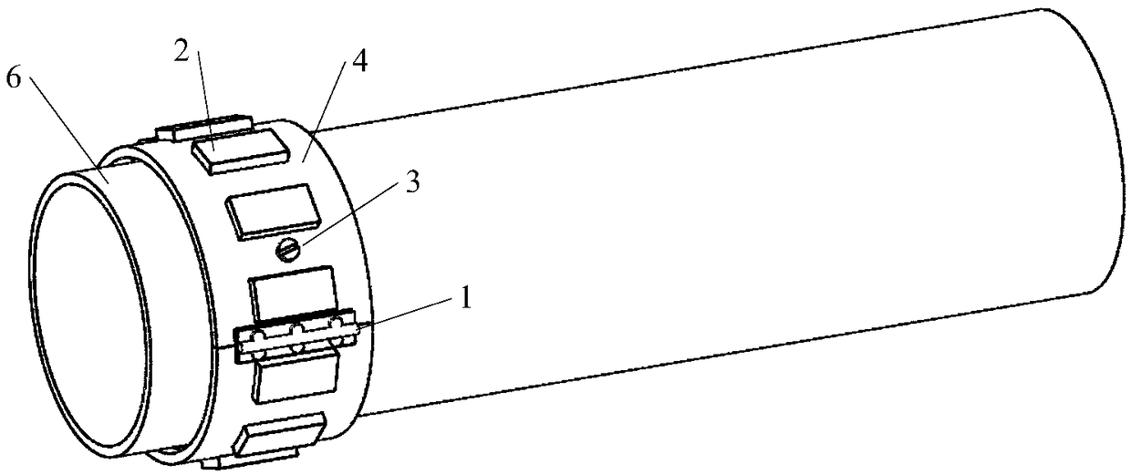 Electromagnetic ultrasonic transducer for exciting torsional guided wave in pipe and working method thereof