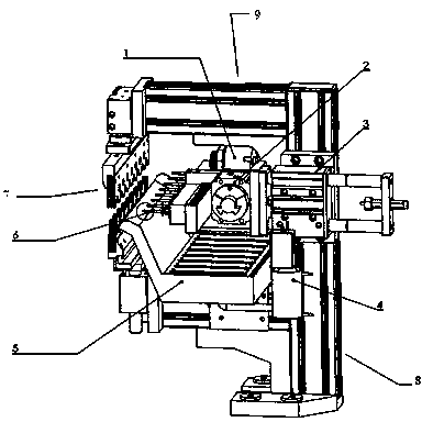 Gluing apparatus in medical-device automatic assembly equipment
