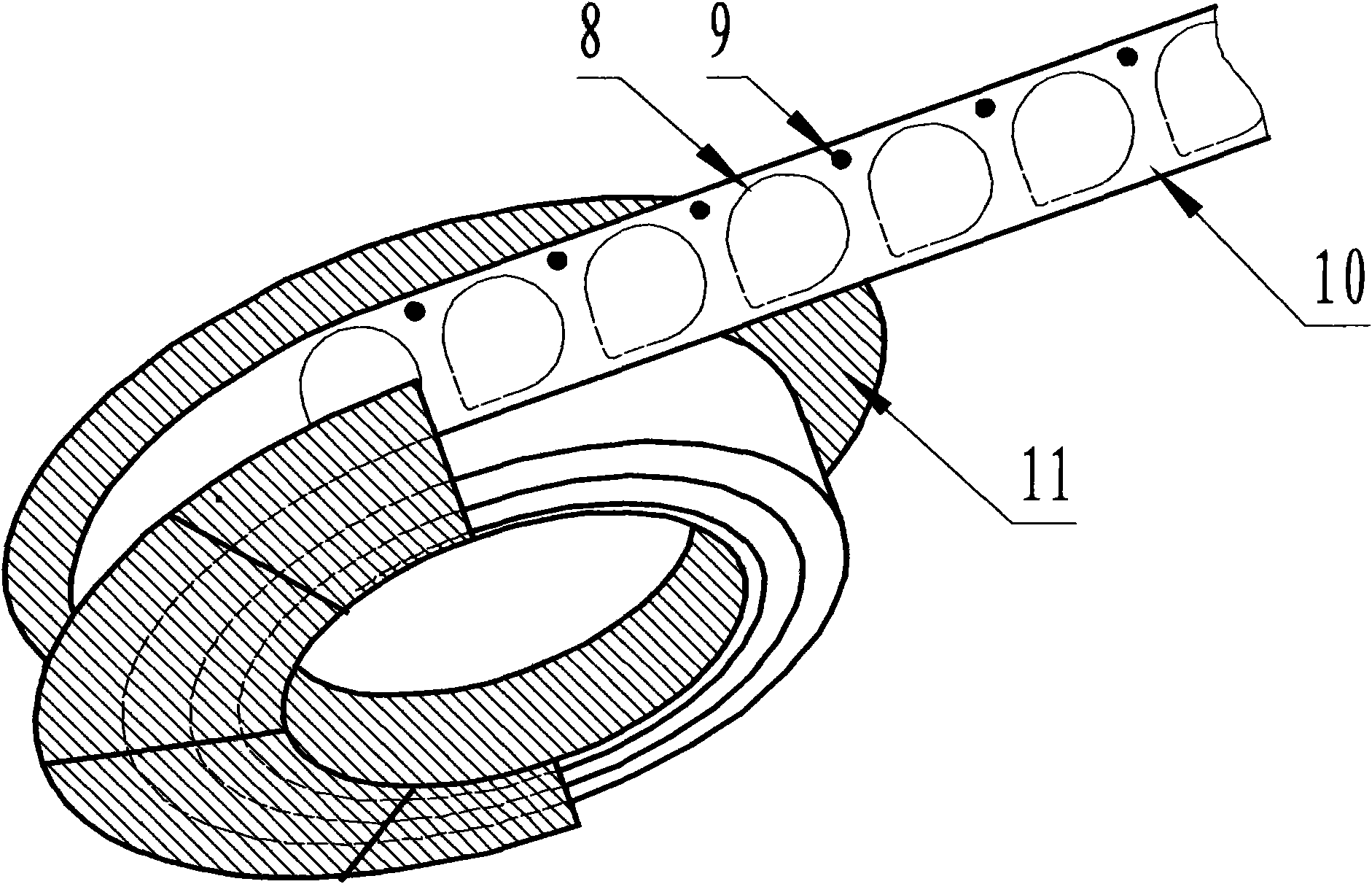 Interface of non-polyvinyl chloride (PVC) infusion bag