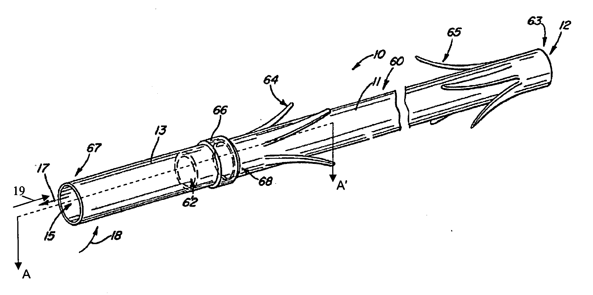 Medical device having a sleeve valve with bioactive agent