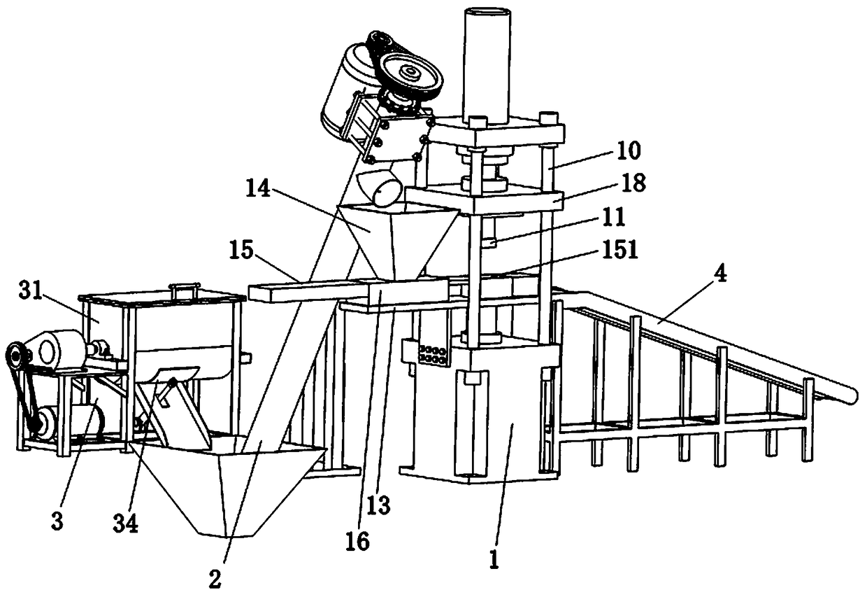 Nutrient pecking brick for preventing and treating enteritis diarrhea of ephedra chicken and preparation method of nutrient pecking brick