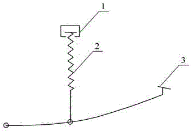 Device capable of realizing forced complete braking and manual resetting after driver steps on accelerator by mistake during emergency braking