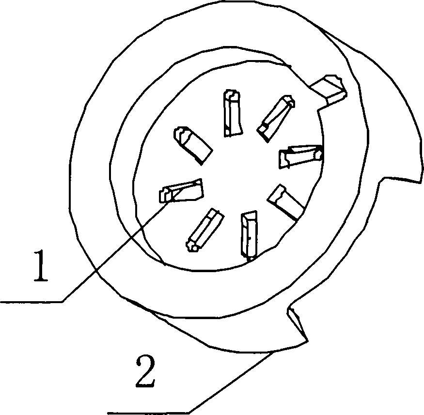 Die used in extrusion moulding of high-precision complex copper alloy thrust bearing seat