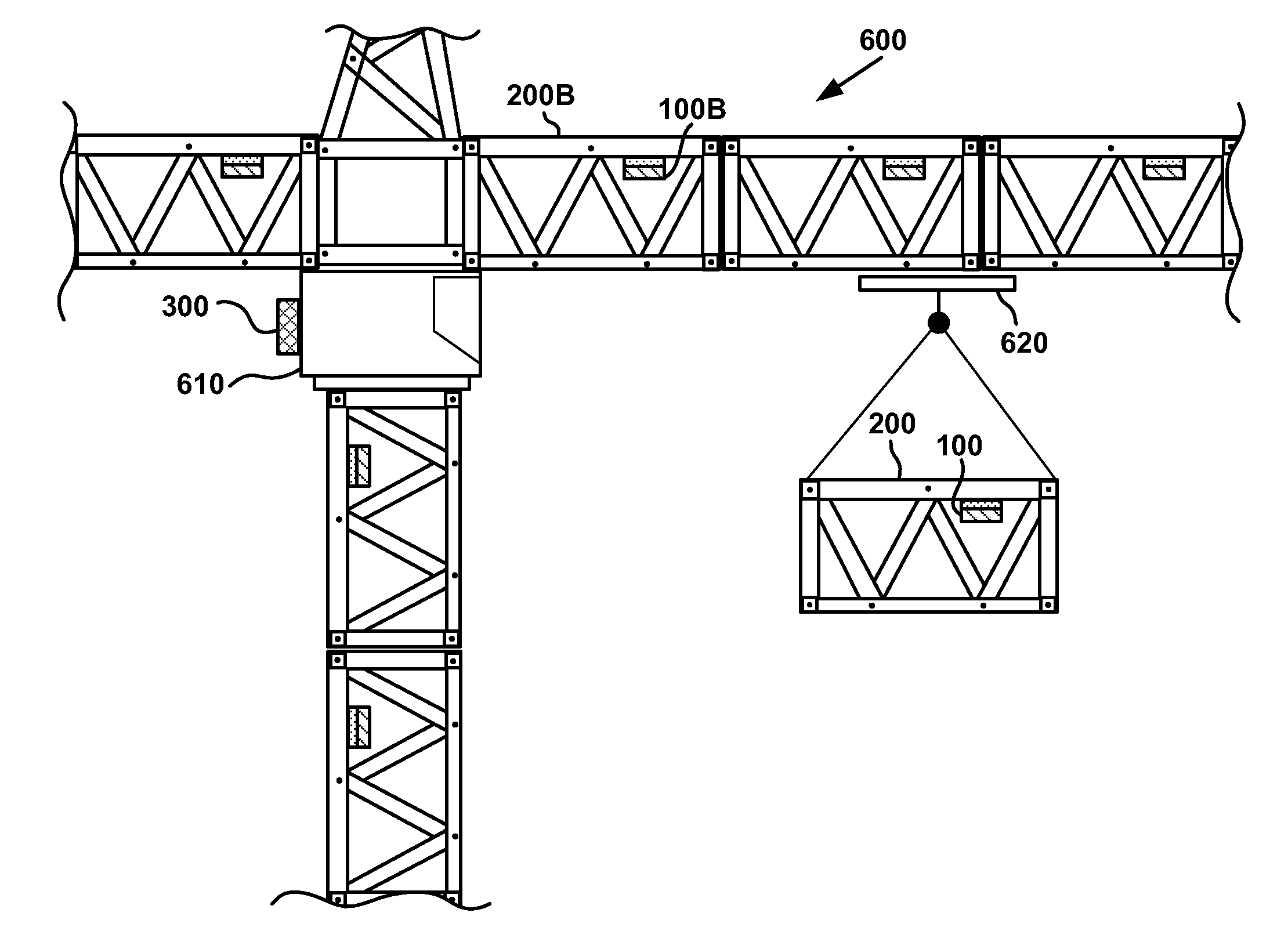 Monitoring crane component overstress