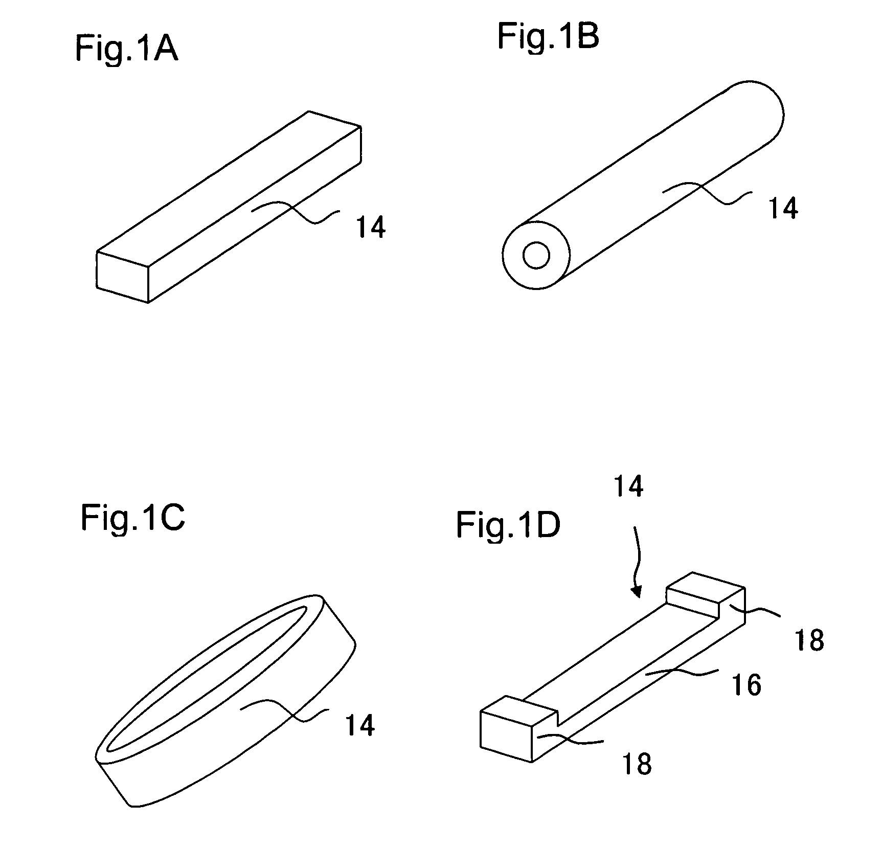 Ferrite core for RFID application, method of manufacturing the same, and ferrite coil using the same