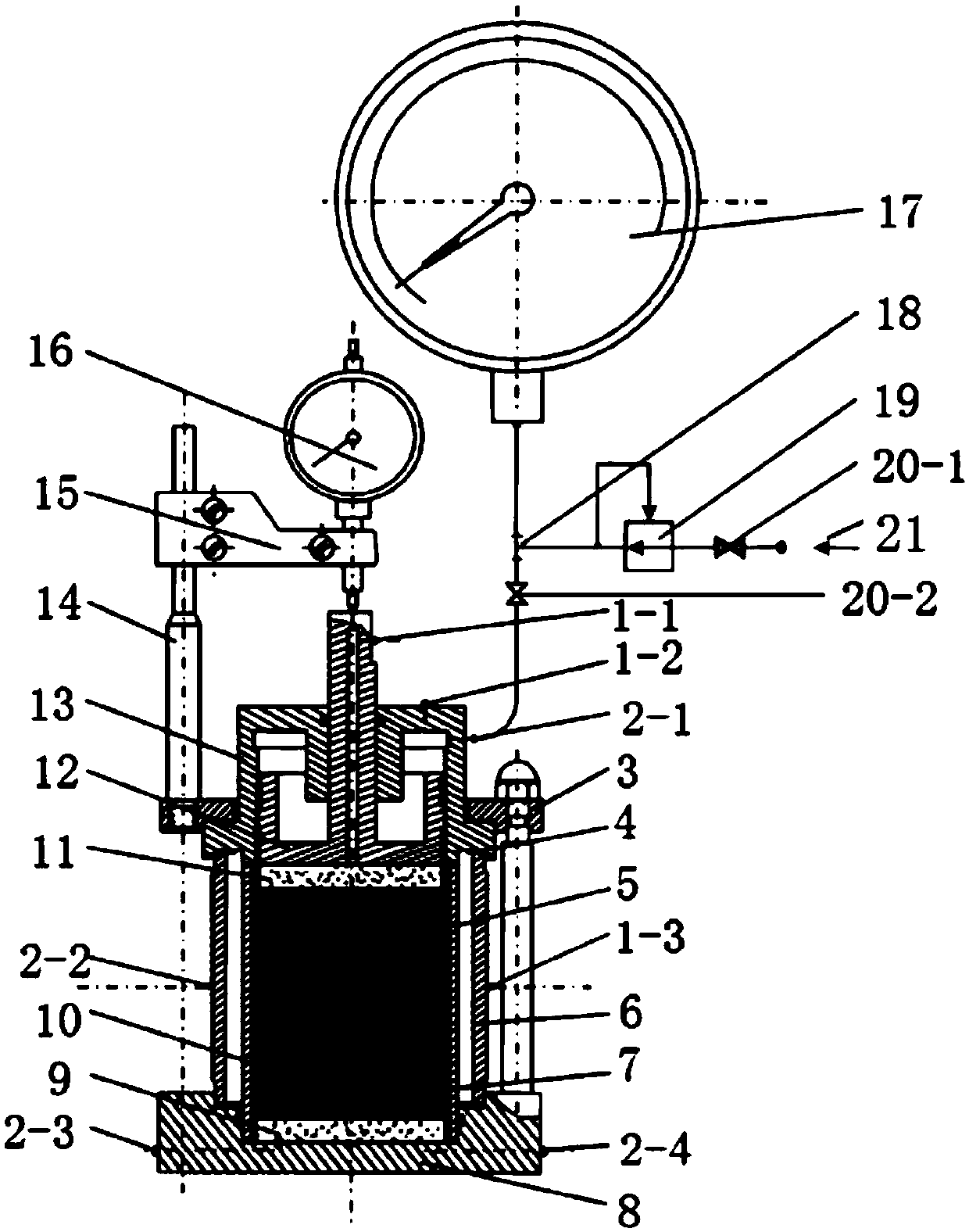 A Combined Measuring Instrument for Consolidation and Permeability of Soil Water-Air Collapse