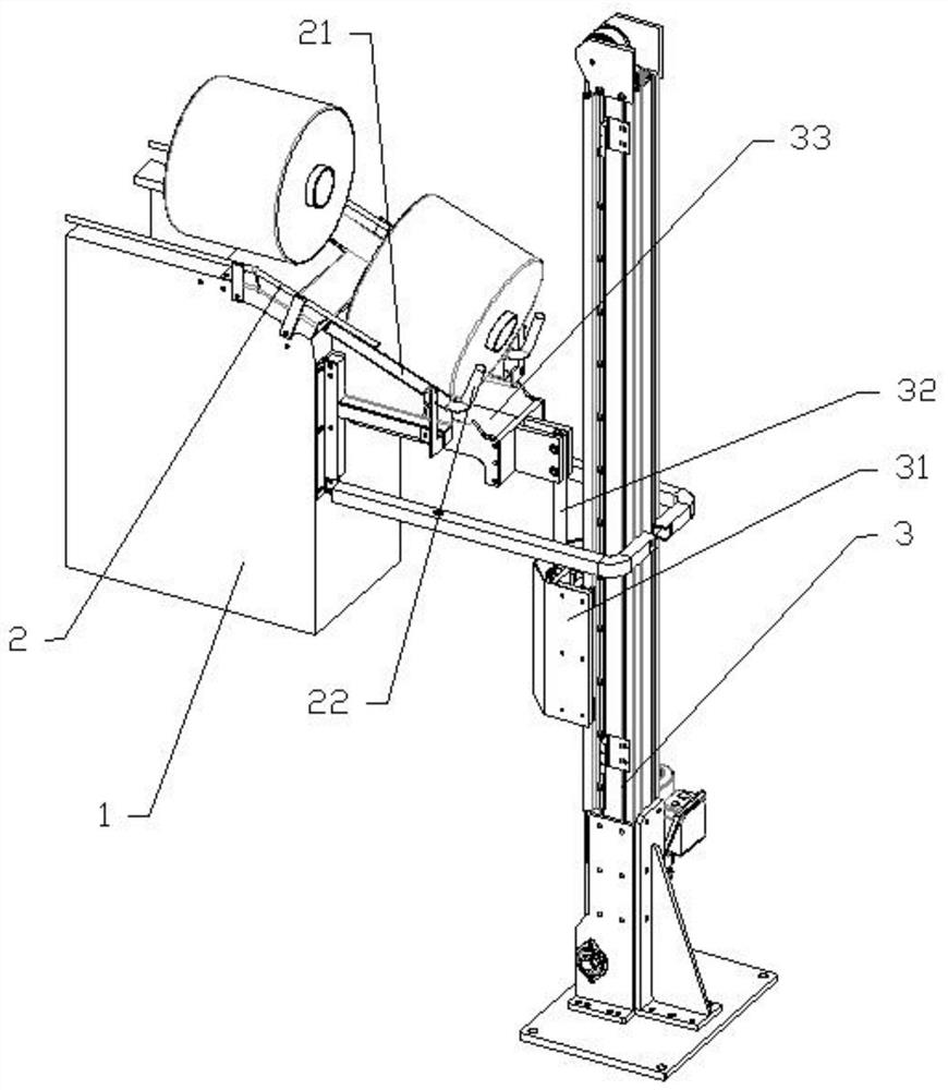 Automatic doffing system for twisting production