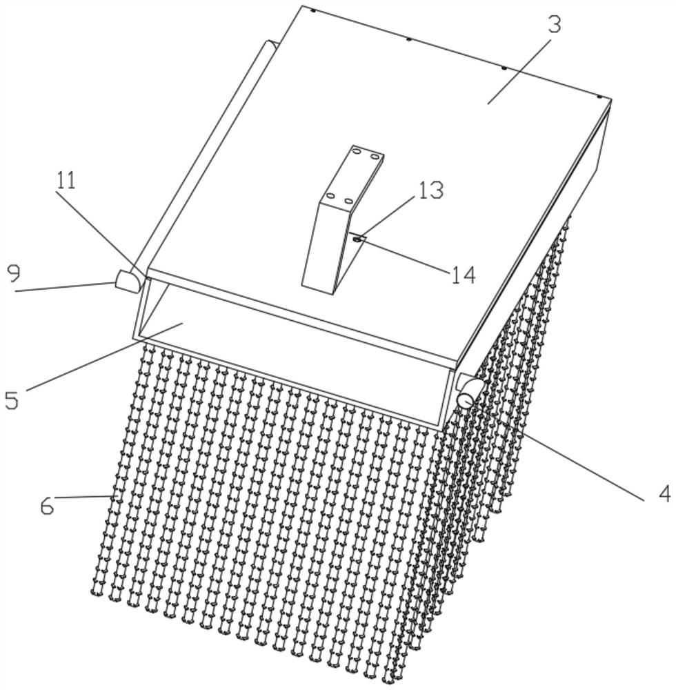 A kind of solid needle type water storage