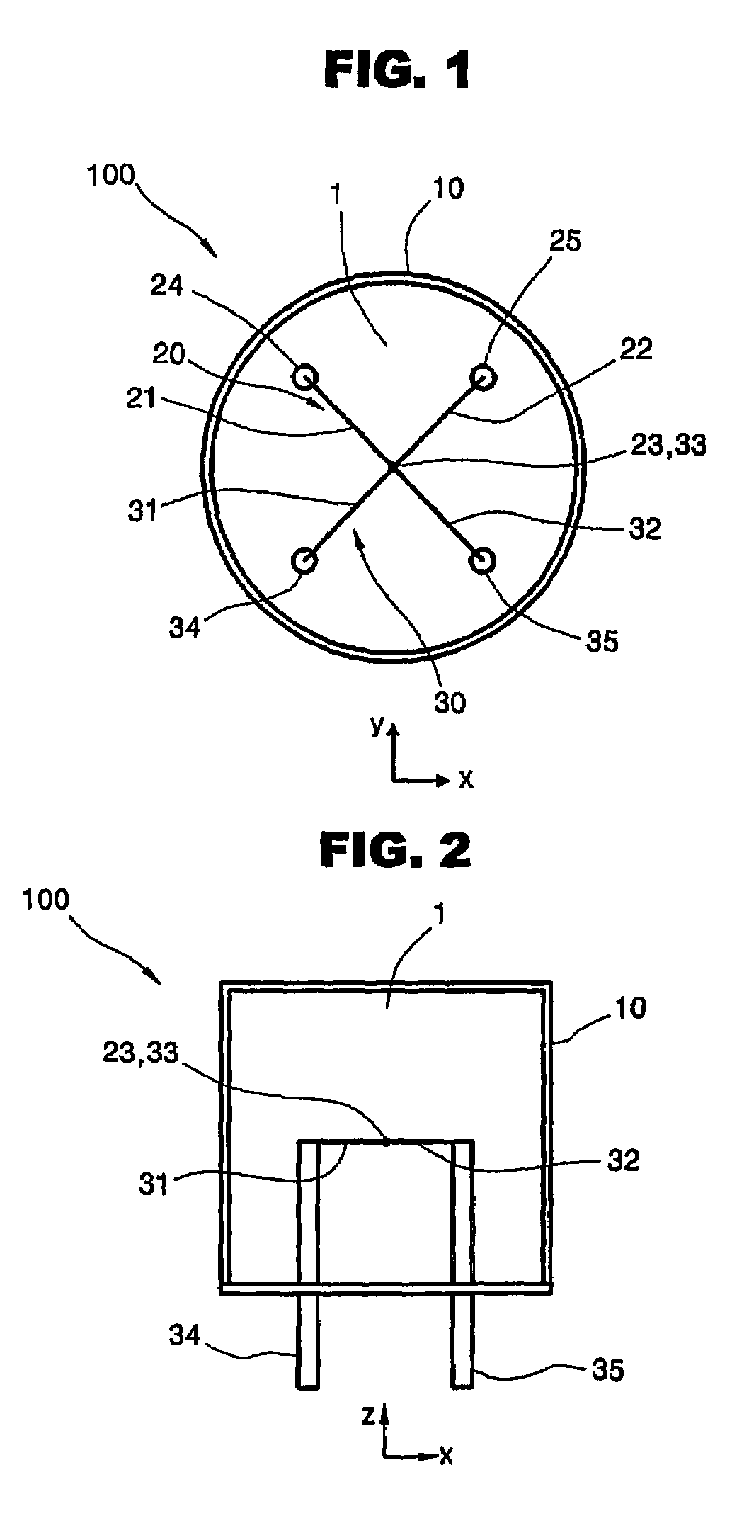 Method and device for measuring acceleration and/or inclination by using thermal convection of a fluid