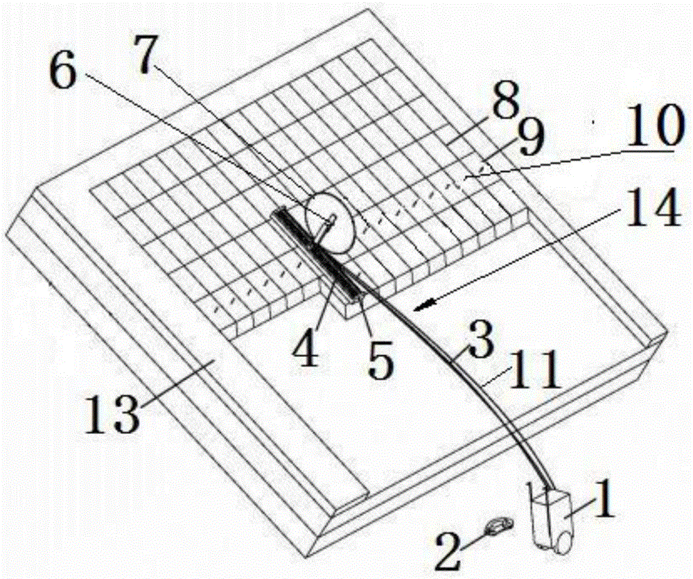 Method for quickly dismantling failure zones of rock-fill dam concrete faceplate