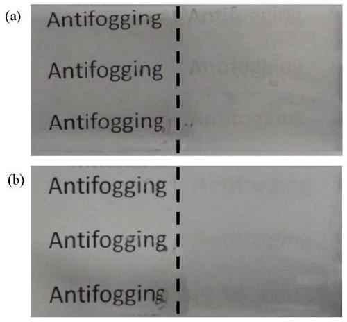 A kind of anti-fog/anti-frost coating based on cationic polyelectrolyte copolymer and preparation method thereof