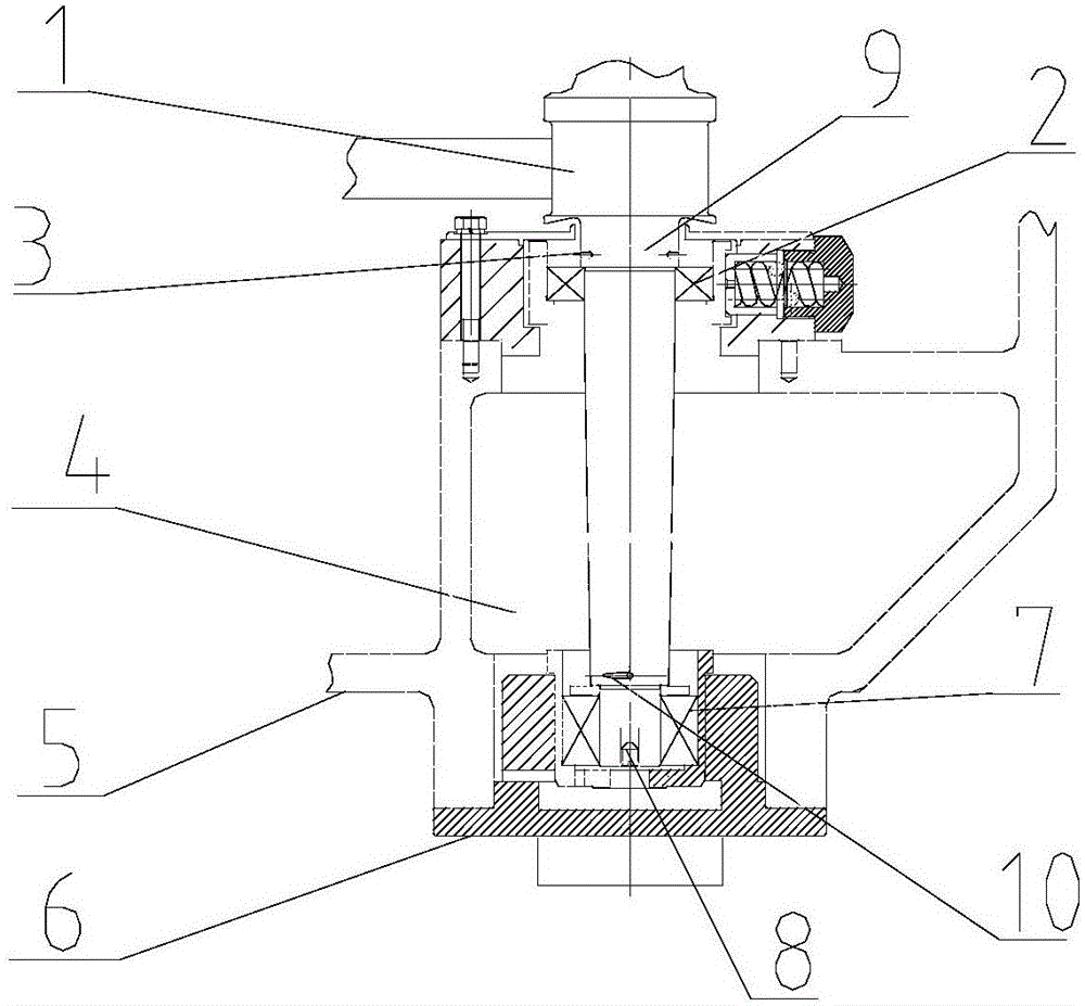 Bearing lubricating system for disc separator